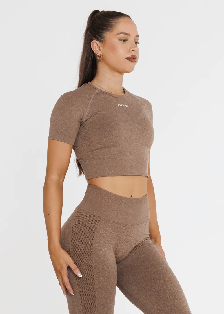 Prime Seamless Short Sleeve - Cinnamon