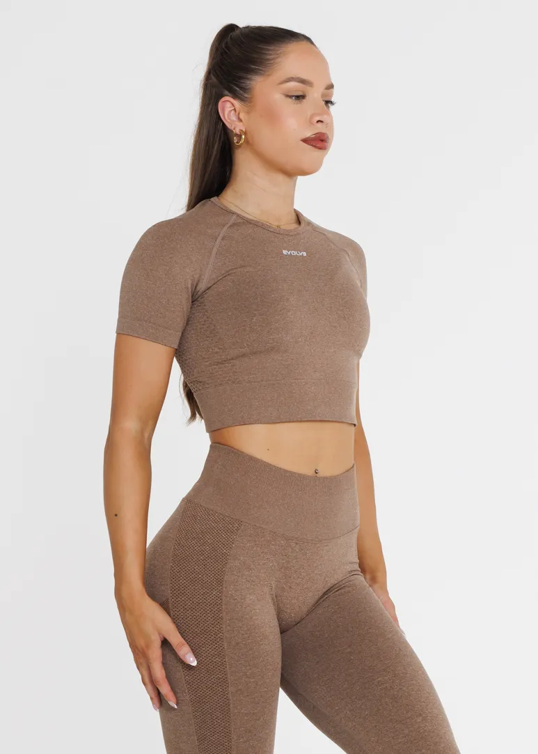 Prime Seamless Short Sleeve - Cinnamon