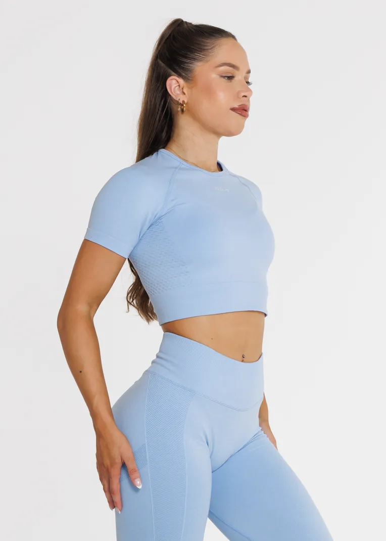 Prime Seamless Short Sleeve - Sky