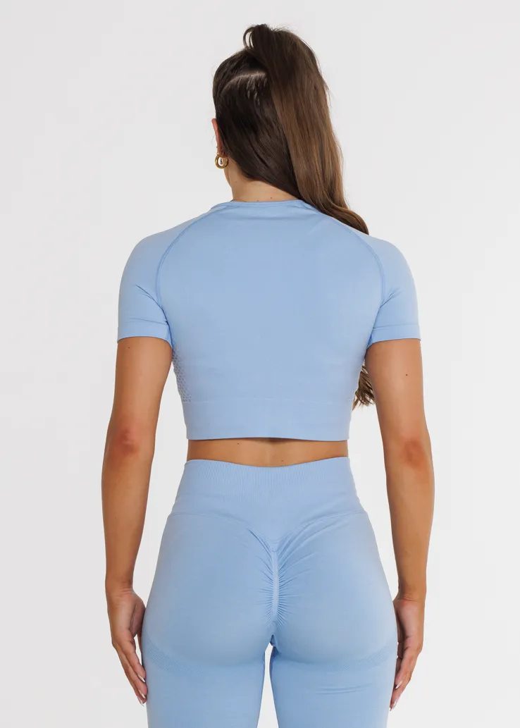 Prime Seamless Short Sleeve - Sky
