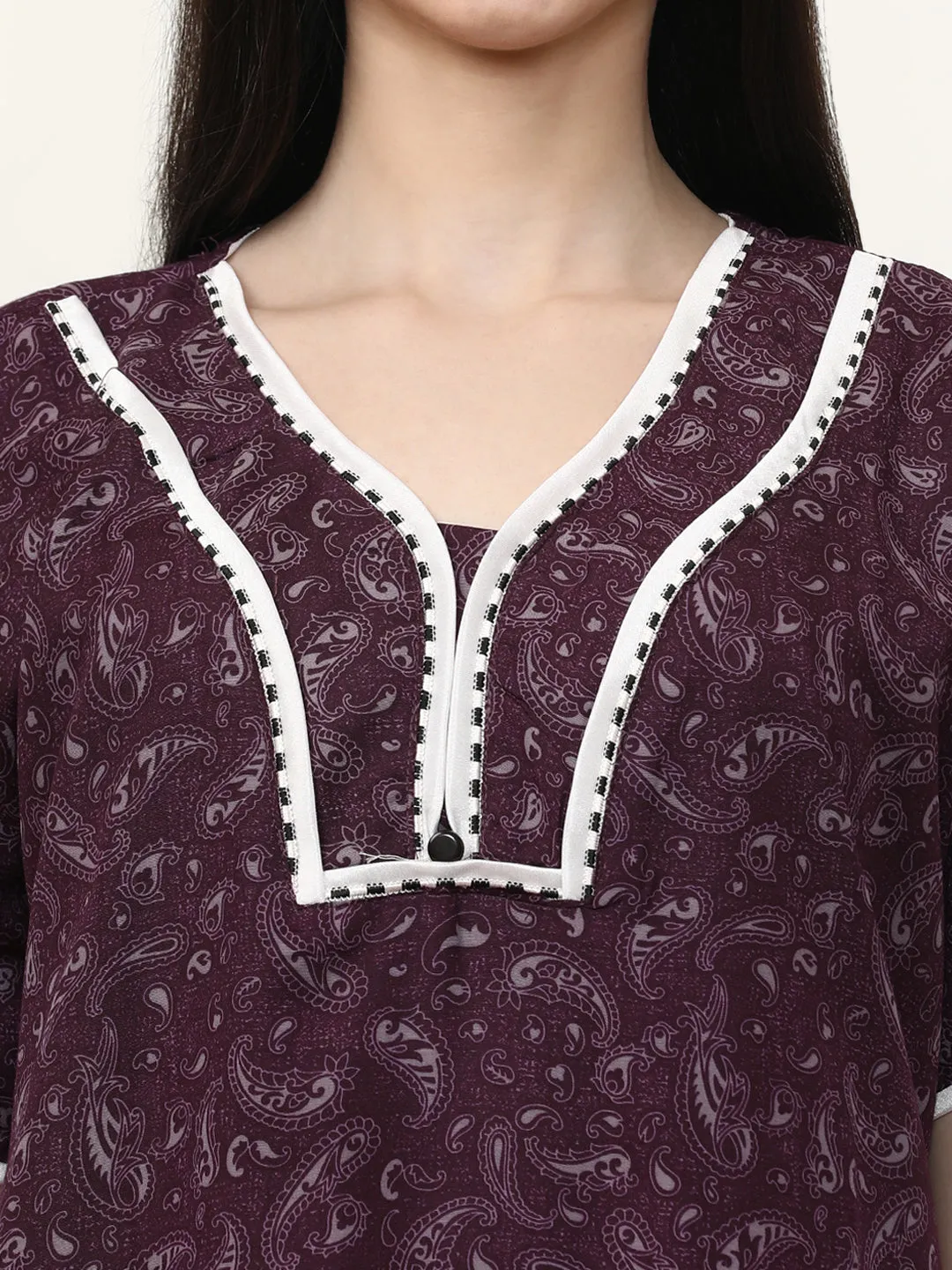 Printed Pure Cotton Maxi Nightdress