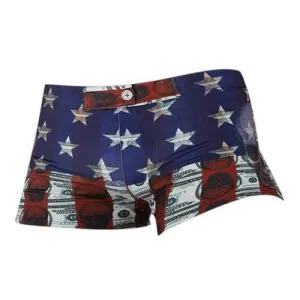 Printing Waistband Button Swimwear