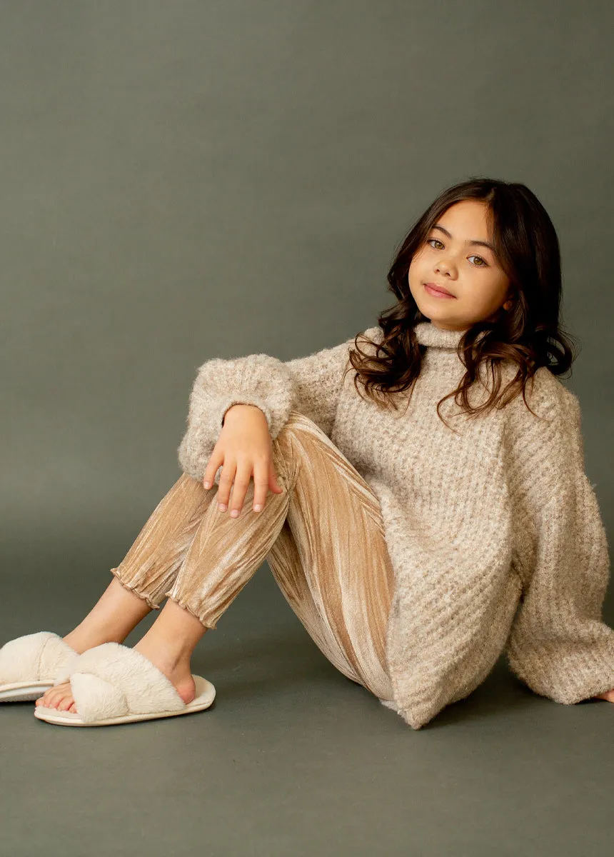 Prisca Slippers in Ecru