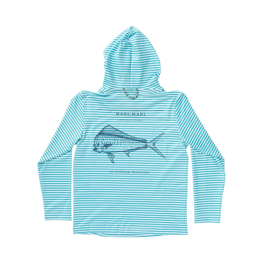 Prodoh Boys Mahi Mahi  Pro Performance Hoodie T-shirt
