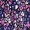 Purple Animal Print Short Sleeve Tie Front Midi Dress