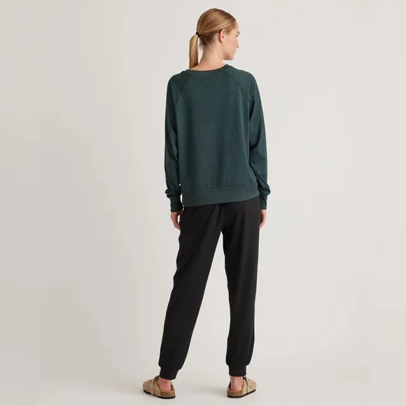Quince Pullover Athleisure Activewear Gym Outdoors Hike Walk Beach Sweater M