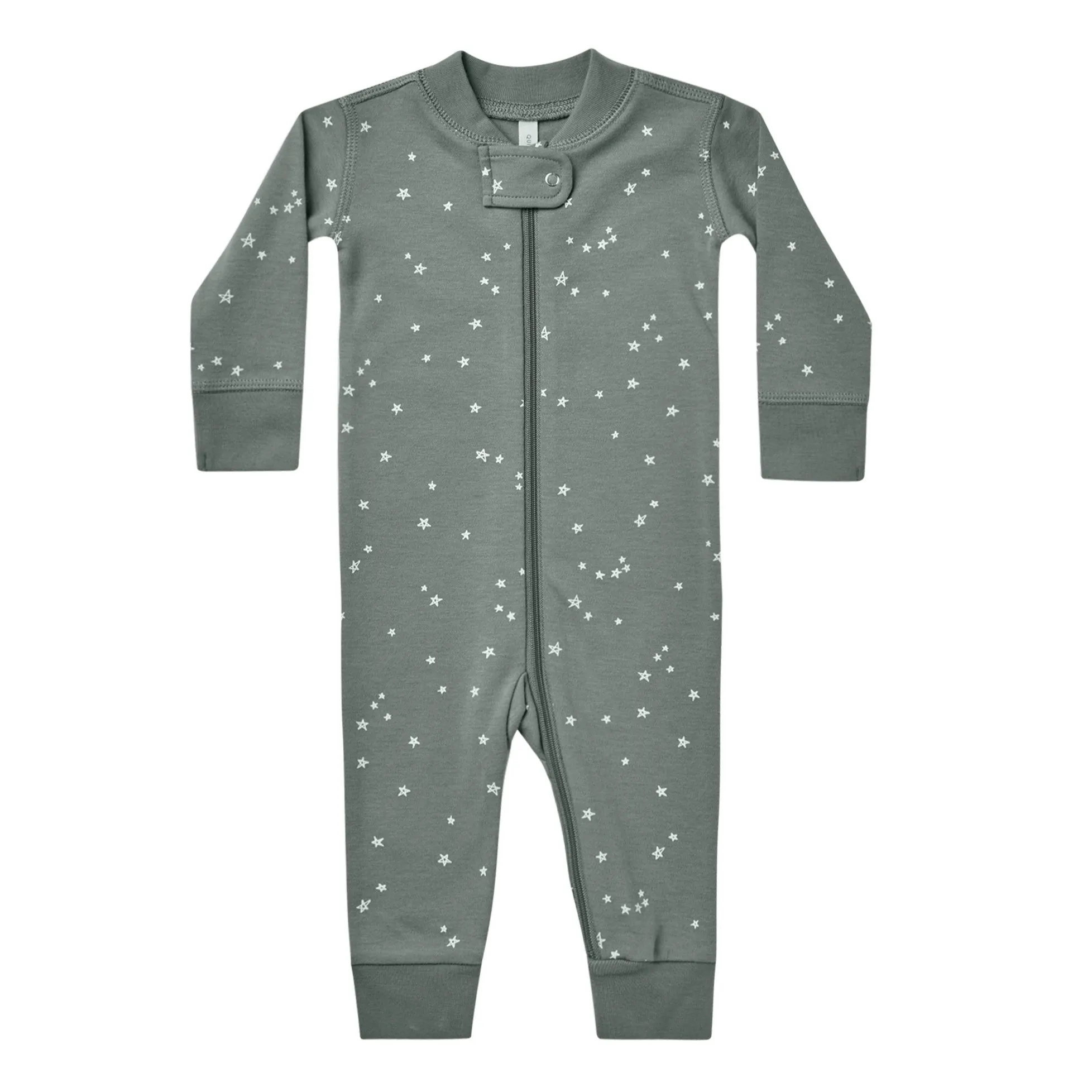 Quincy Mae Long Sleeve Sleeper with Zipper - Stars