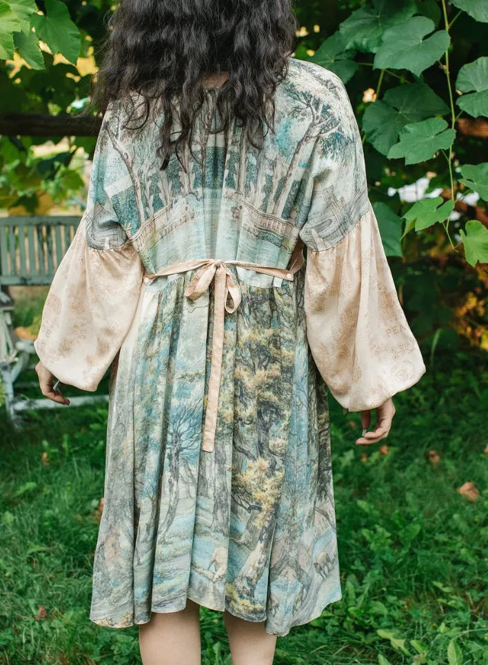 "Land of Plenty " Reversable  Frock Dress