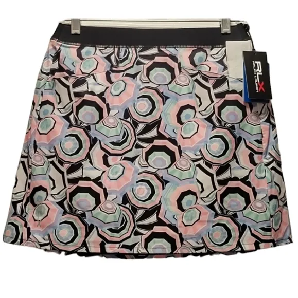 Ralph Lauren RLX 70s Vibe Golf Tennis Skort Plus Size XXL Multi MSRP $148