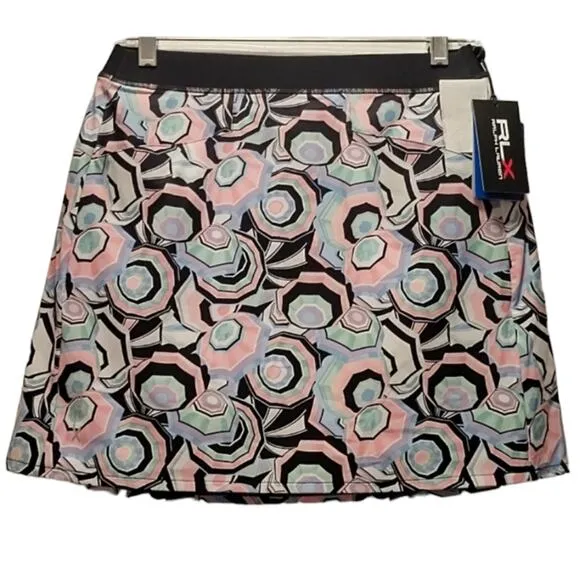 Ralph Lauren RLX 70s Vibe Golf Tennis Skort Plus Size XXL Multi MSRP $148