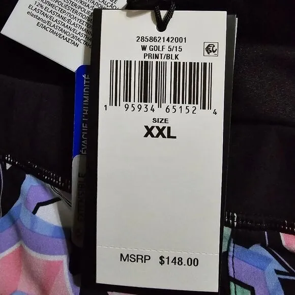 Ralph Lauren RLX 70s Vibe Golf Tennis Skort Plus Size XXL Multi MSRP $148
