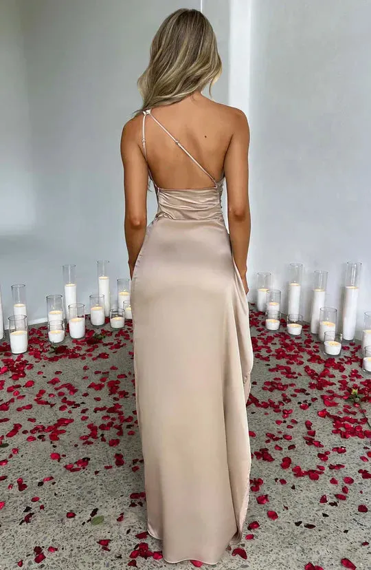 Rebeca® | Elegant Satin-Maxi Dress
