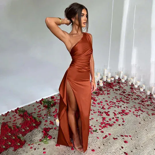Rebeca® | Elegant Satin-Maxi Dress