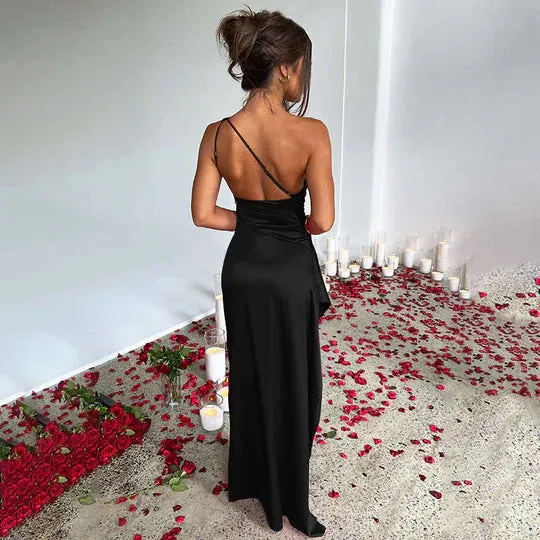 Rebeca® | Elegant Satin-Maxi Dress