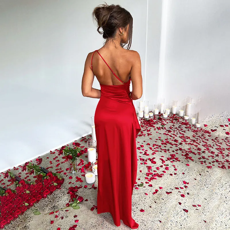 Rebeca® | Elegant Satin-Maxi Dress