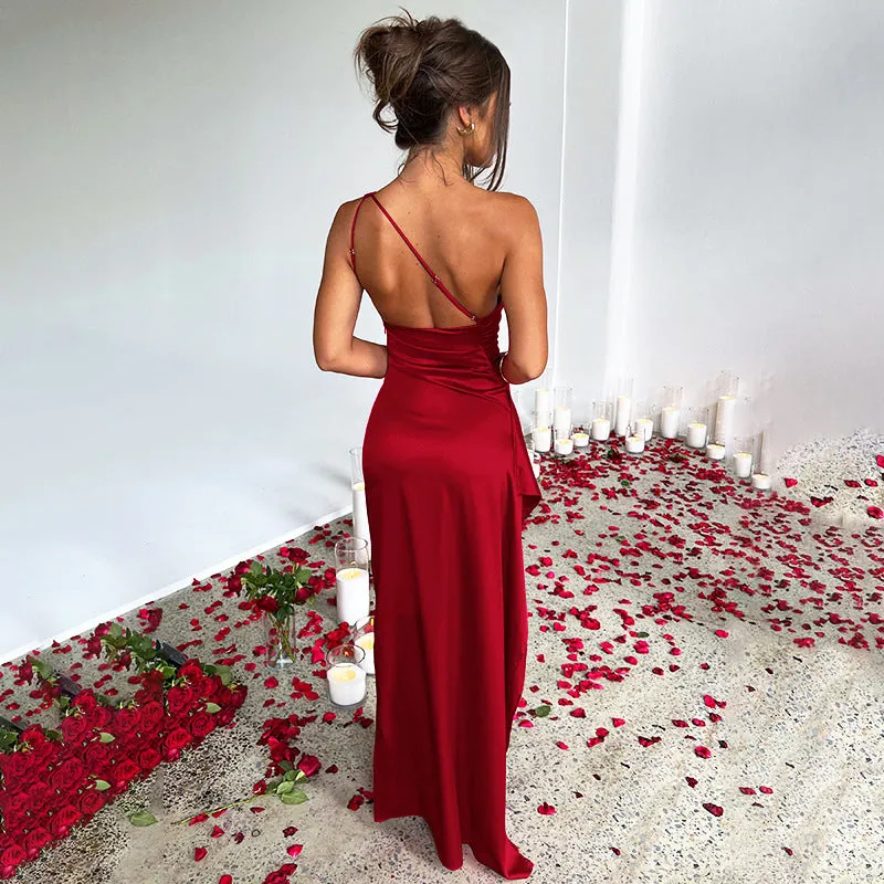 Rebeca® | Elegant Satin-Maxi Dress