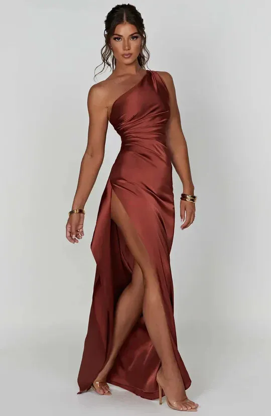 Rebeca® | Elegant Satin-Maxi Dress