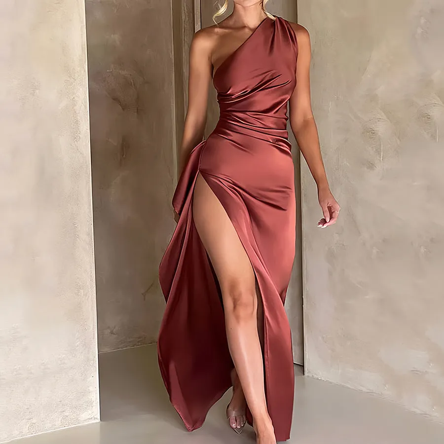 Rebeca® | Elegant Satin-Maxi Dress