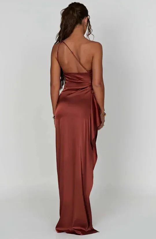 Rebeca® | Elegant Satin-Maxi Dress