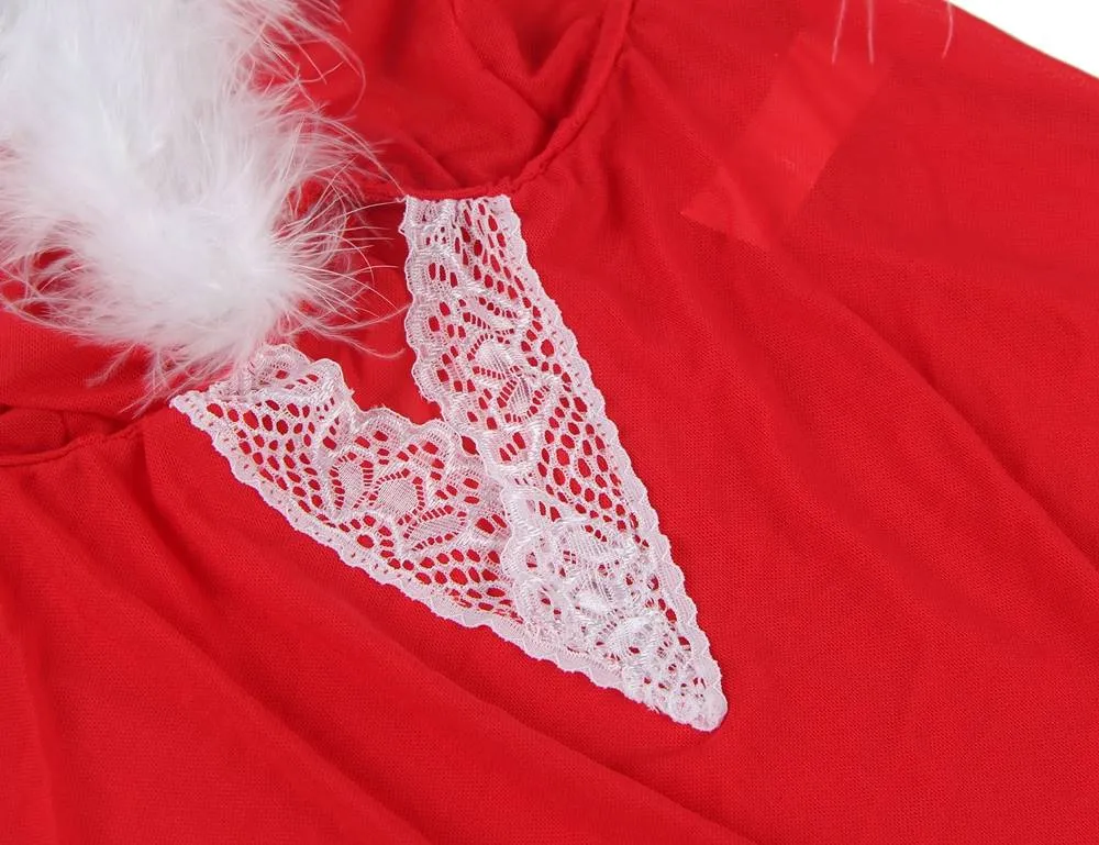 Red Christmas Plush Decoration Teddy