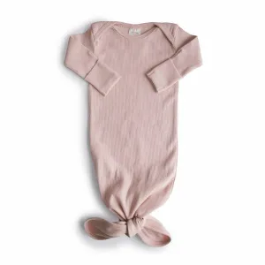 Ribbed Knotted Baby Gown
