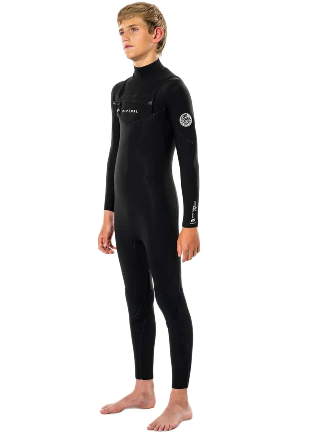 Rip Curl Junior Dawn Patrol 4/3mm GB Chest Zip Steamer Wetsuit