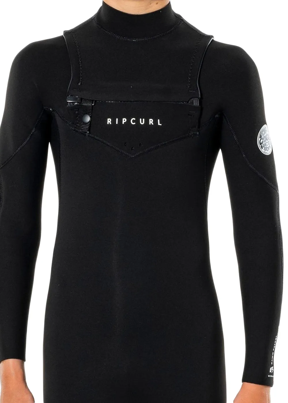 Rip Curl Youth Dawn Patrol 3/2mm Chest Zip Steamer Wetsuit