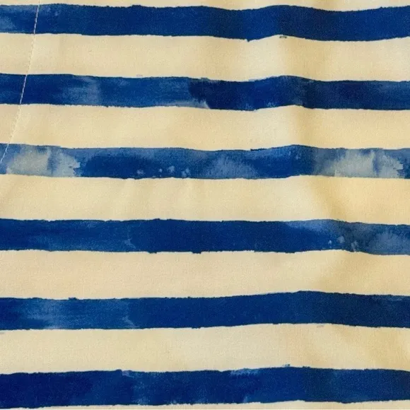 RLX Ralph Lauren New Size L Printed Aim Golf Sport Skort Blue and White Stripe