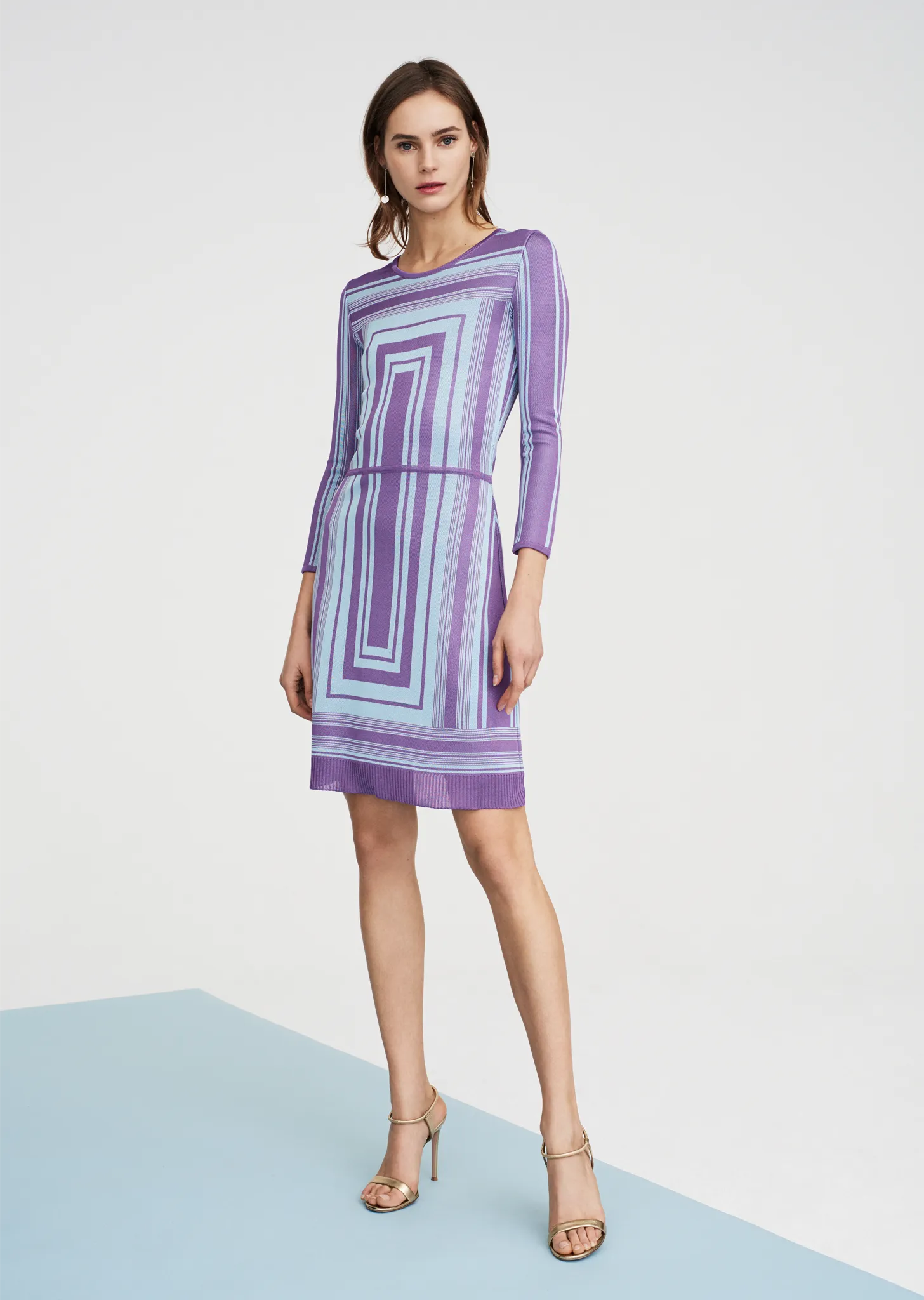 Roial - Modern Geometric Rectangle Dress