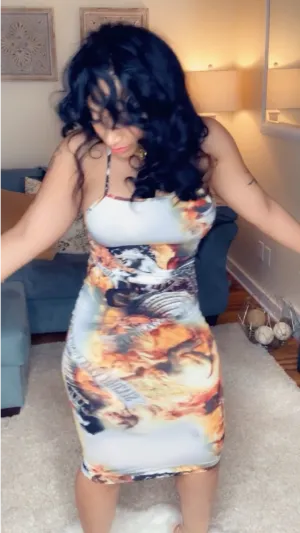ROMAN REBEL MIDI DRESS