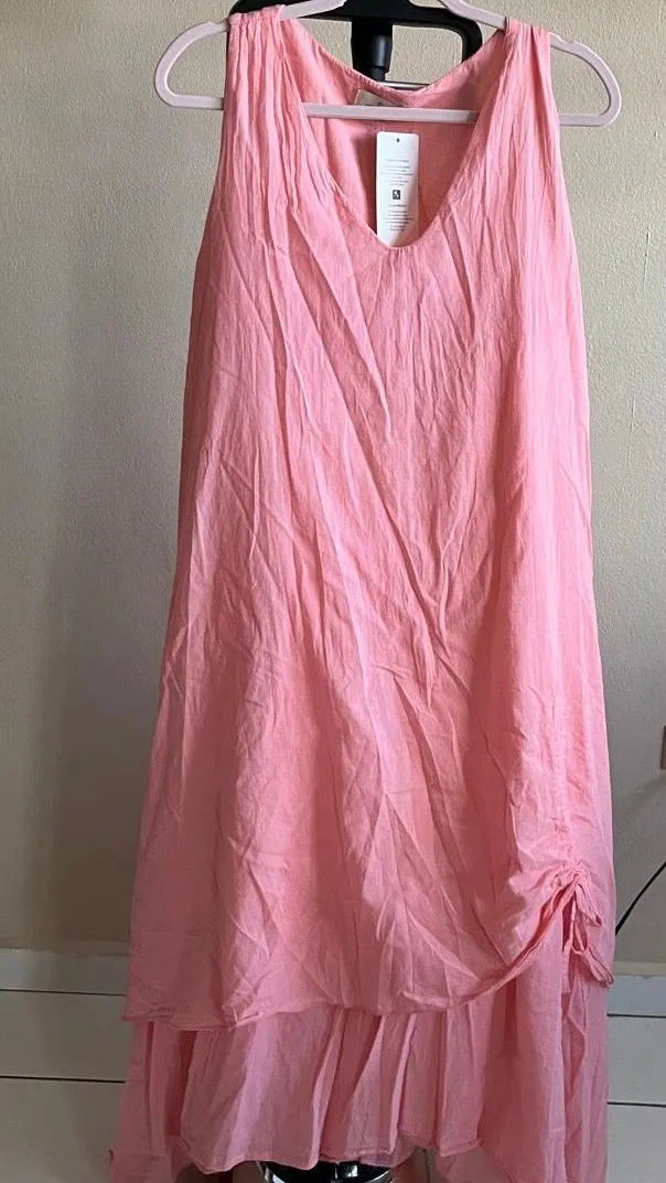 Romantic Cotton Midi Dress