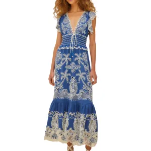 Romantic Maxi Dress Blue