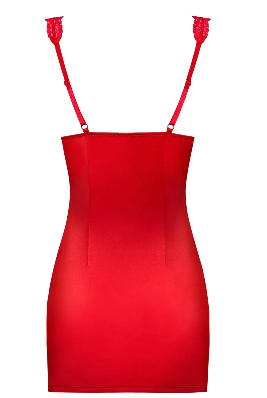 Romantic Red Satin Chemise