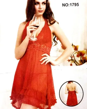Romantic Short Nighty For Women - 1795