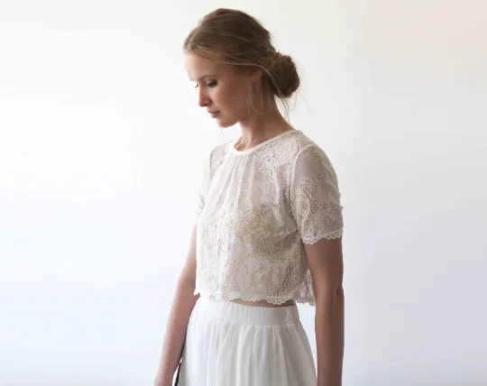 Romantic style Lace  Top  #2055