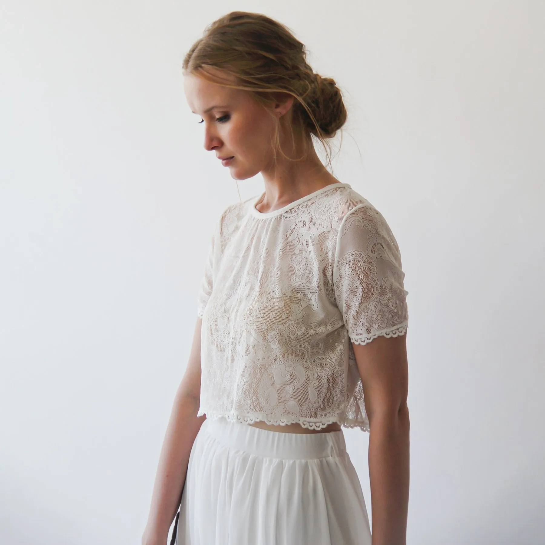 Romantic style Lace  Top  #2055
