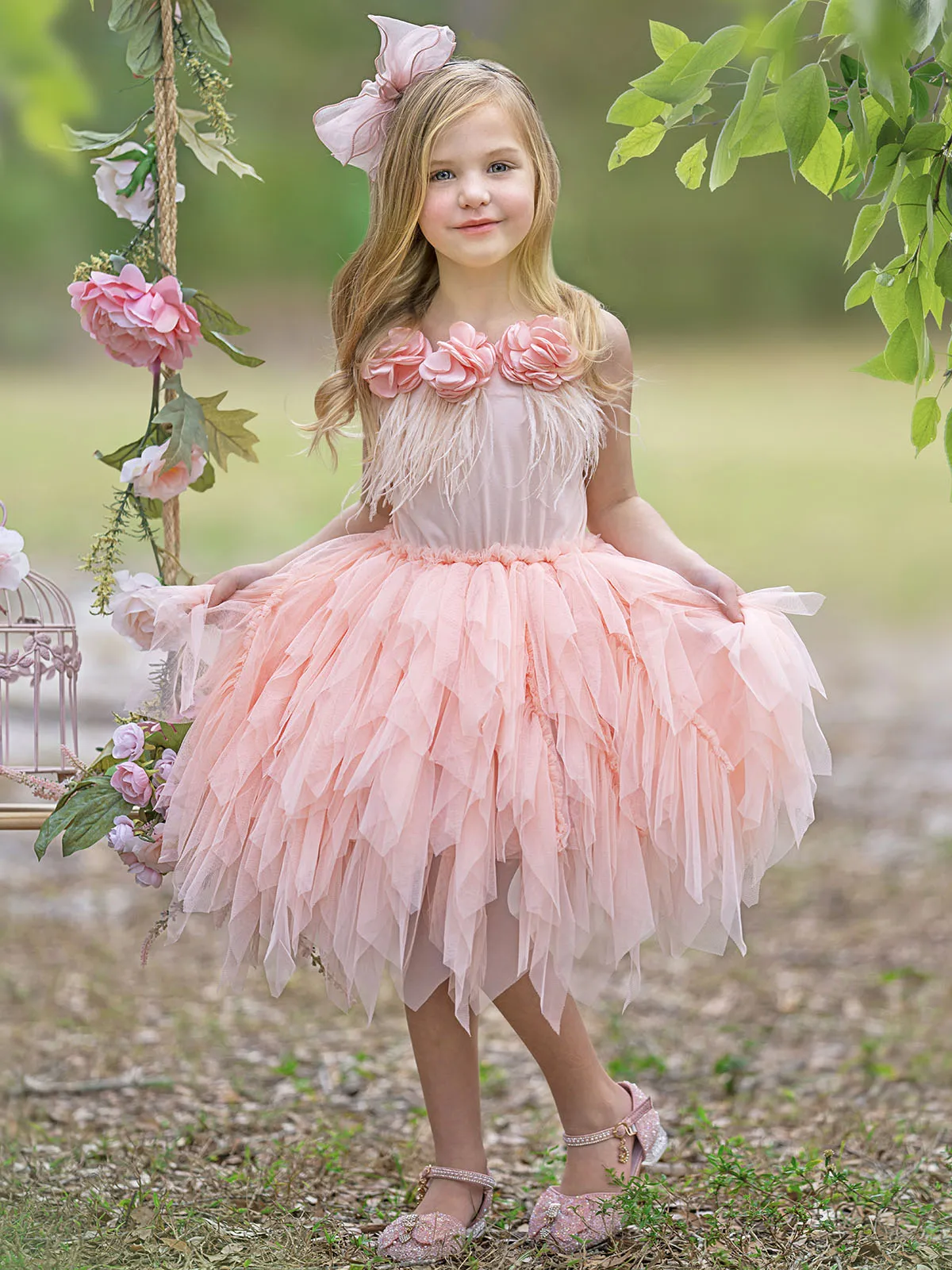 Rose Princess Ballerina Tutu Dress