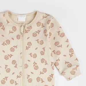 Roses Print on Antique White Sleeper