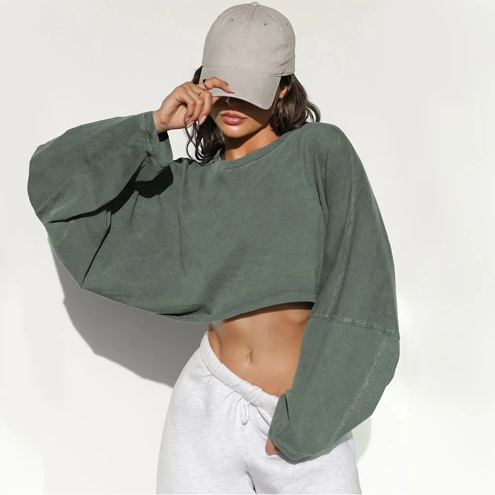 Roux Oversize Crop Top