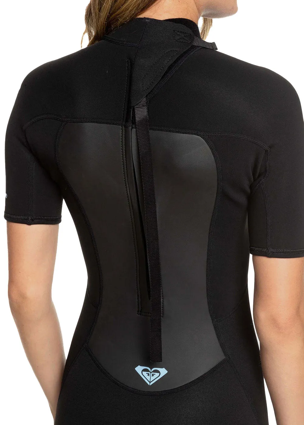 Roxy Womens 2.0mm Prologue Short Sleeve Back Zip Spring Suit