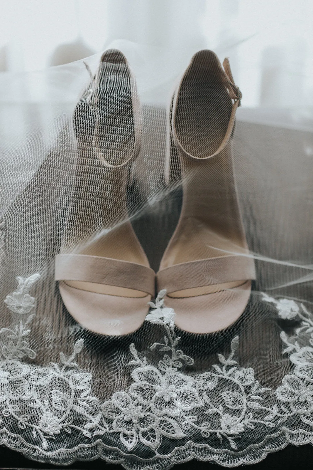 Royal Length Drop Veil with French Lace Trim & Blusher, Off White/ Ivory Lace Wedding Veil