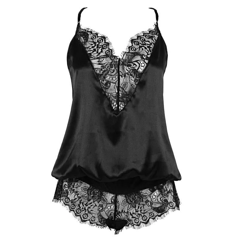 RoyalChoice™ Lace Sleepwear with Slender Straps