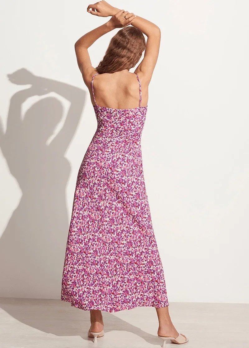 San Paolo Midi Dress (Violet)