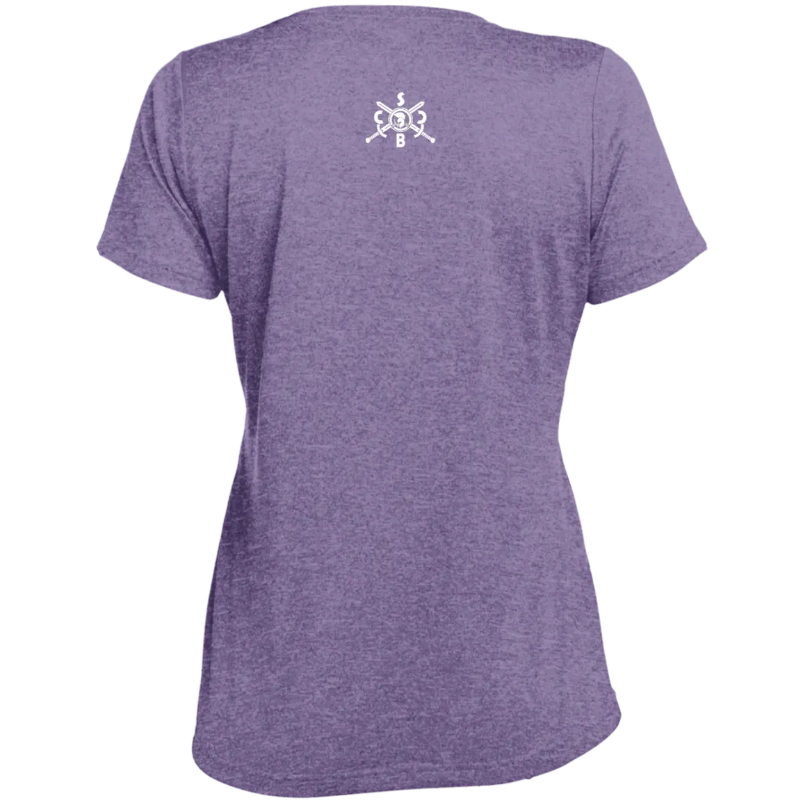 SBCC Ladies' Heather Scoop Neck Performance Tee