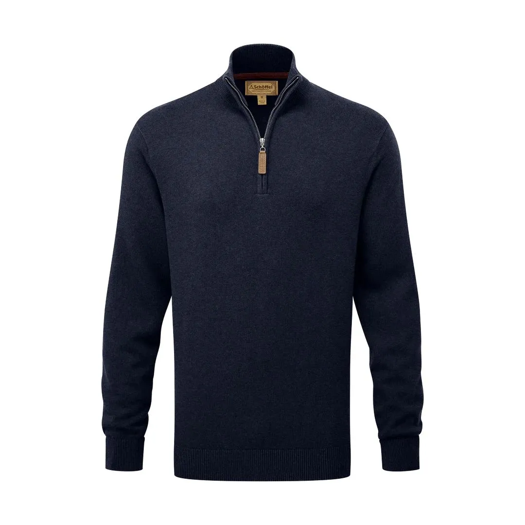 Schoffel Calton Cashmere 1/4 Zip Jumper