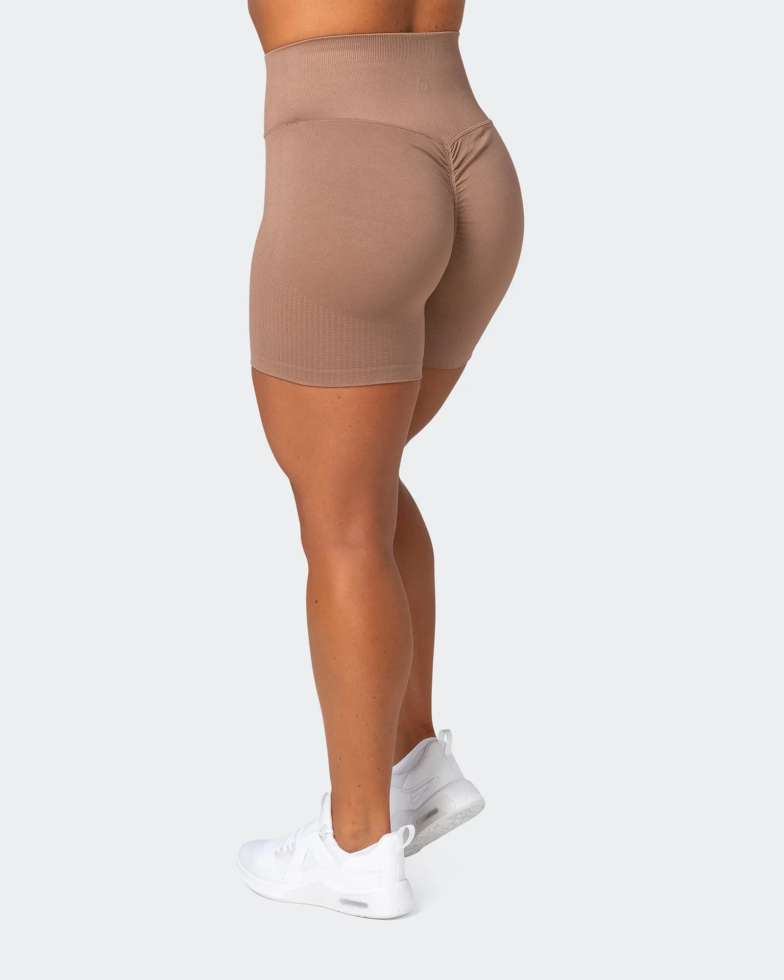 Seamless Bike Shorts - Biscuit