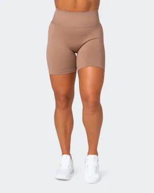 Seamless Bike Shorts - Biscuit