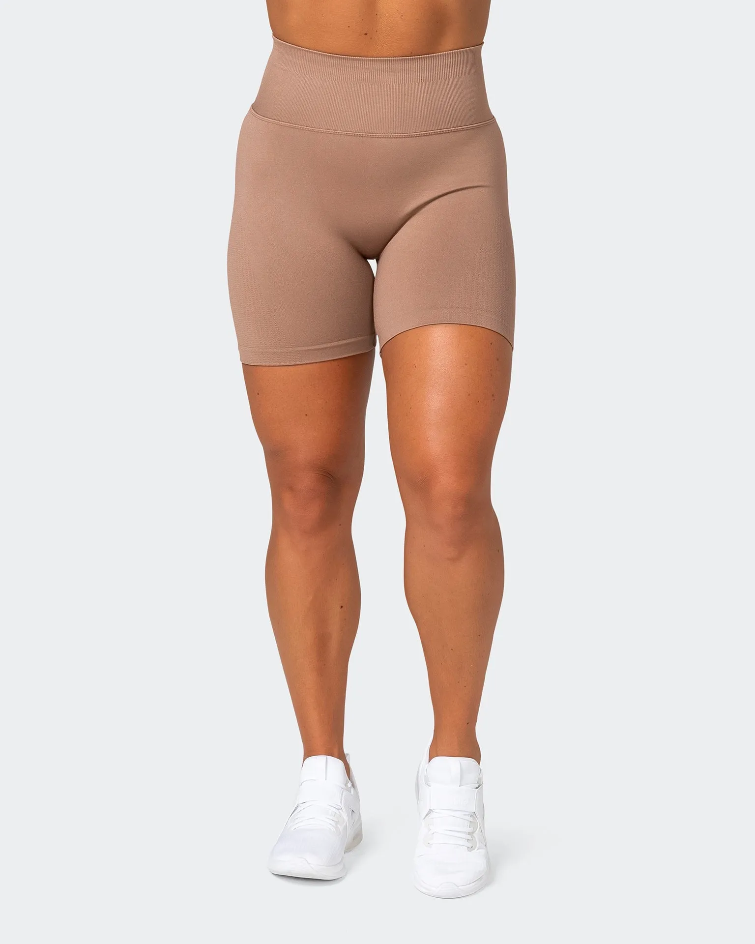 Seamless Bike Shorts - Biscuit