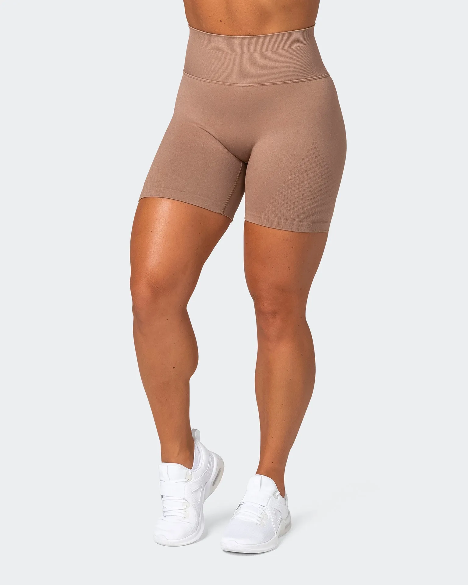Seamless Bike Shorts - Biscuit