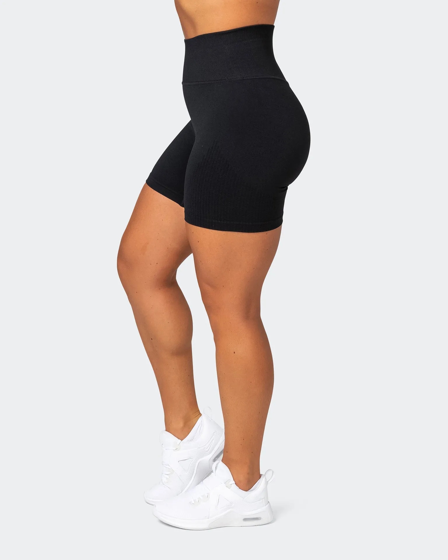 Seamless Bike Shorts - Black